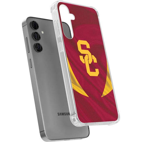 University of Southern California USC Trojans Jersey Galaxy S24 Plus Clear Case